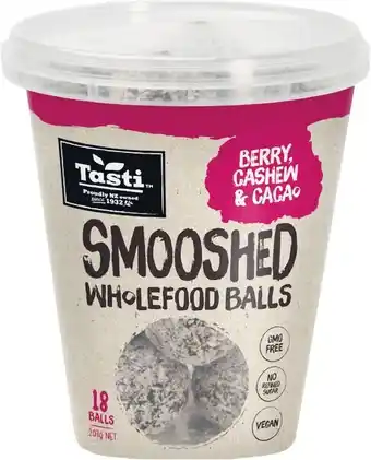 Woolworths Tasti smooshed 174-207g – from the health food aisle offer