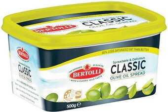 Woolworths Bertolli classic olive oil spread 500g – from the fridge offer