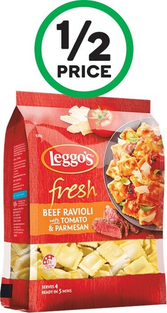 Woolworths Leggo’s fresh filled pasta varieties 630g – from the fridge offer
