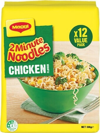 Woolworths Maggi noodles 828-888g pk 12 offer