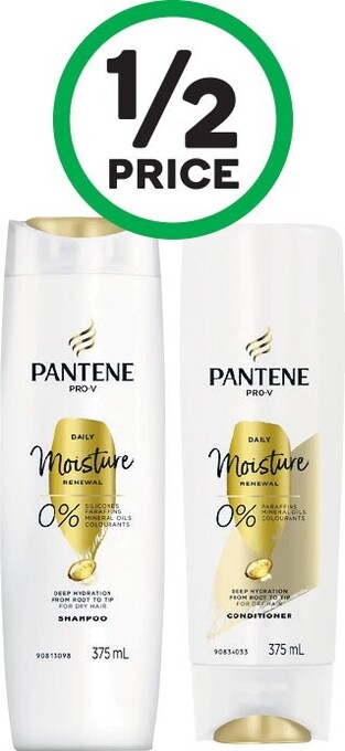 Woolworths Pantene pro-v shampoo or conditioner 375ml offer