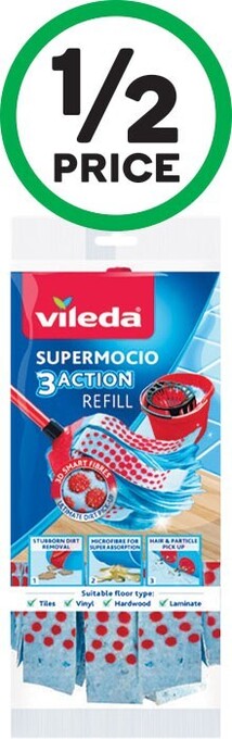 Woolworths Vileda mop microfibre refill offer