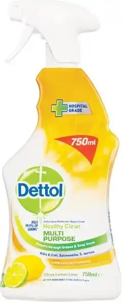 Woolworths Dettol multi purpose trigger spray 750ml or tru clean trigger 500ml offer