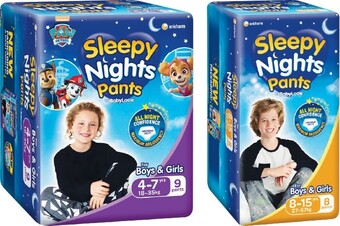 Woolworths Babylove sleepy nights pants pk 8-12 offer