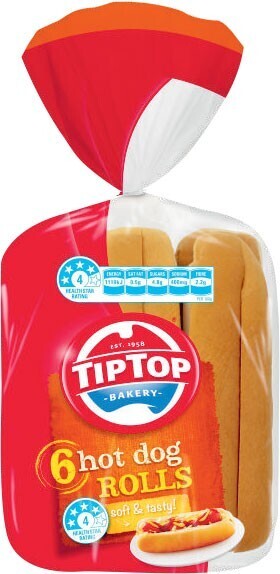 Coles Tip top rolls 6 pack offer
