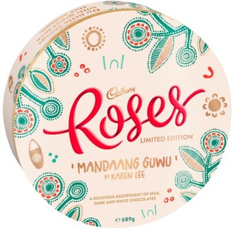 Coles Cadbury roses tin 689g offer