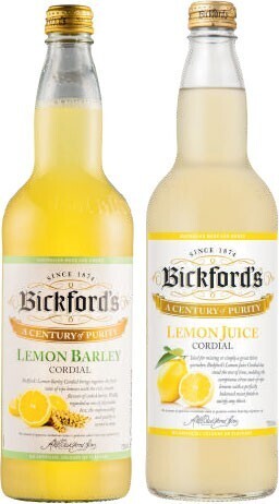 Coles Bickford's cordial 750ml offer