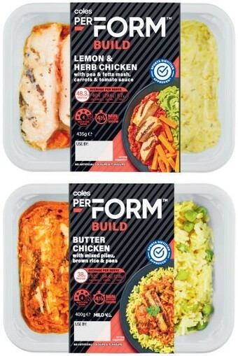 Coles Coles perform meals 400g-435g offer