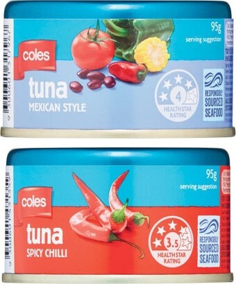Coles Coles tuna 95g offer
