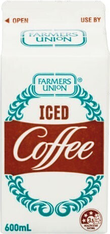 Coles Farmers union flavoured milk 600ml offer