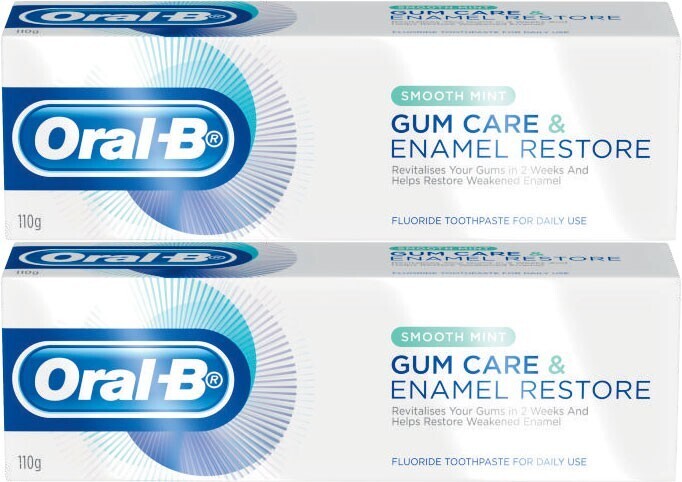 oral b gum care and enamel restore coles