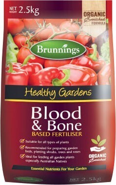 Coles Brunnings blood & bone fertiliser 2.5kg offer