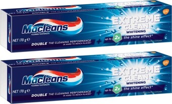 Coles Macleans extreme clean whitening toothpaste 170g offer
