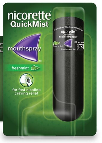 Coles Nicorette quick mist mint 1 pack offer