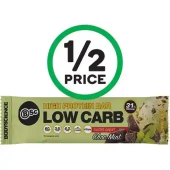 Woolworths Bsc assorted protein bars 45-60g† offer