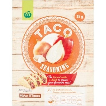 Woolworths Woolworths taco seasoning mix 35g offer