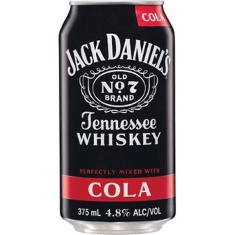 Woolworths Jack daniel’s whiskey & cola cans 10x375ml offer