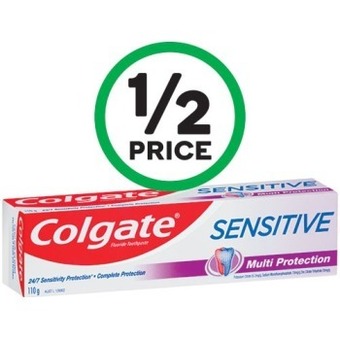 Woolworths Colgate sensitive multi protection toothpaste 110g# offer