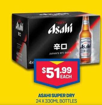 Bottlemart Asahi super dry offer
