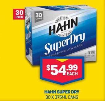 Bottlemart Hahn super dry offer