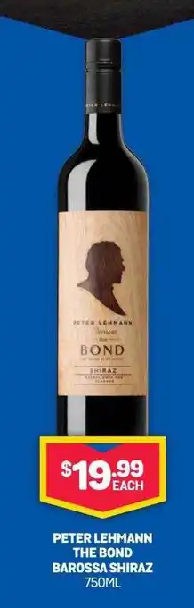 Bottlemart Peter lehmann the bond barossa shiraz offer