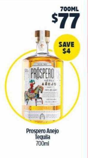 Prospero anejo tequila