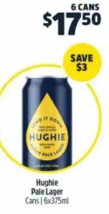 Hughie pale lager