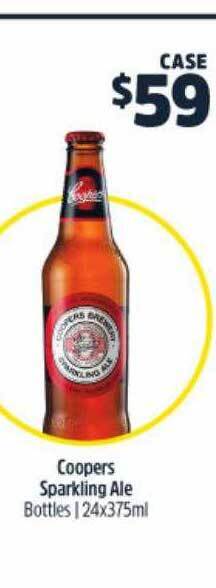 BWS Coopers sparkling ale offer