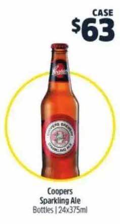 BWS Coopers sparkling ale offer