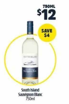 BWS South island sauvignon blanc offer