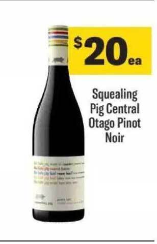 Squealing pig central otago pinot noir