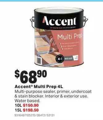 Mitre 10 Accent multi prep offer