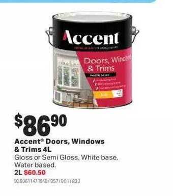 Mitre 10 Accent doors windows & trims offer
