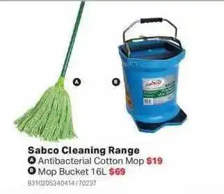 Sabco cleaning range