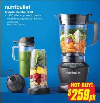 The Good Guys Nutribullet blender combo 1200 offer