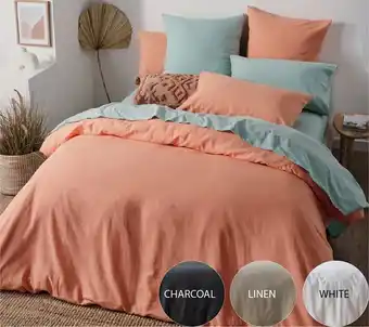 Spotlight Koo loft linen quilt cover set offer