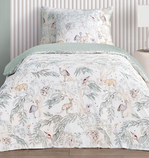 Koo kids marlow quilt cover set offer at Spotlight