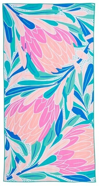 Spotlight Koo sand free beach towel banksia offer