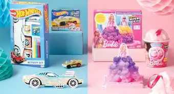 20% off hot wheels & barbie kids kits