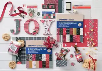 Spotlight Crafters choice paper pads, stickers & embellishments offer