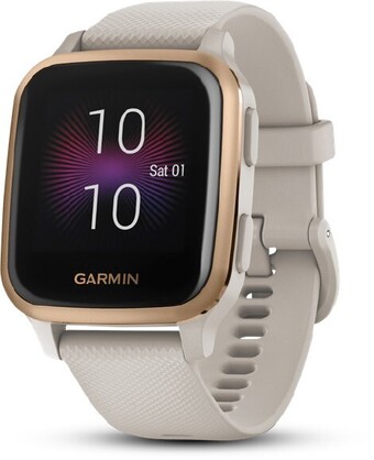 Myer Garmin venu sq music edition in light sand and rose gold offer
