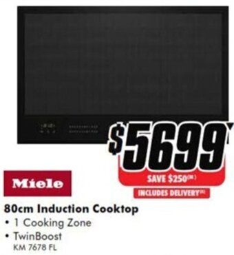 The Good Guys 80cm Induction Cooktop offer