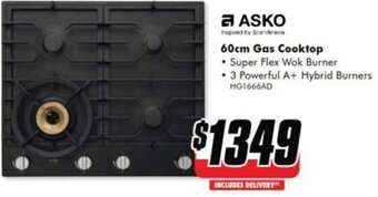 The Good Guys 60cm Gas Cooktop offer
