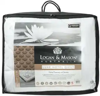 Spotlight 40% off Logan & Mason Hotel Collection Quilt offer