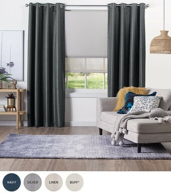 Spotlight 40% off Contempo Blockout Eyelet Curtains offer
