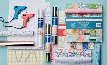 Spotlight 25% off Crafters Choice Paper Pads, Vinyl, Glue Guns & Glue Sticks offer