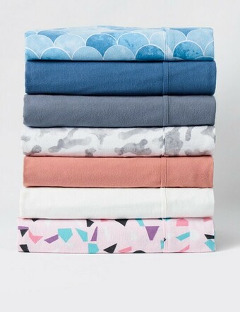 Spotlight 50% off Koo Flannelette Sheet Sets offer
