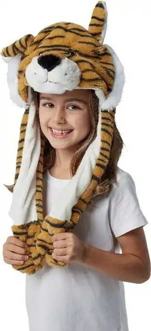 Tiger Moving Ears Hat