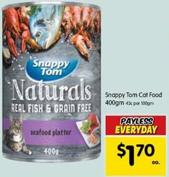 Snappy Tom Cat Food 400gm