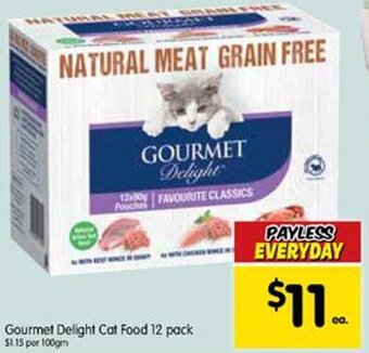 Spar Gourmet Delight Cat Food 12 Pack offer